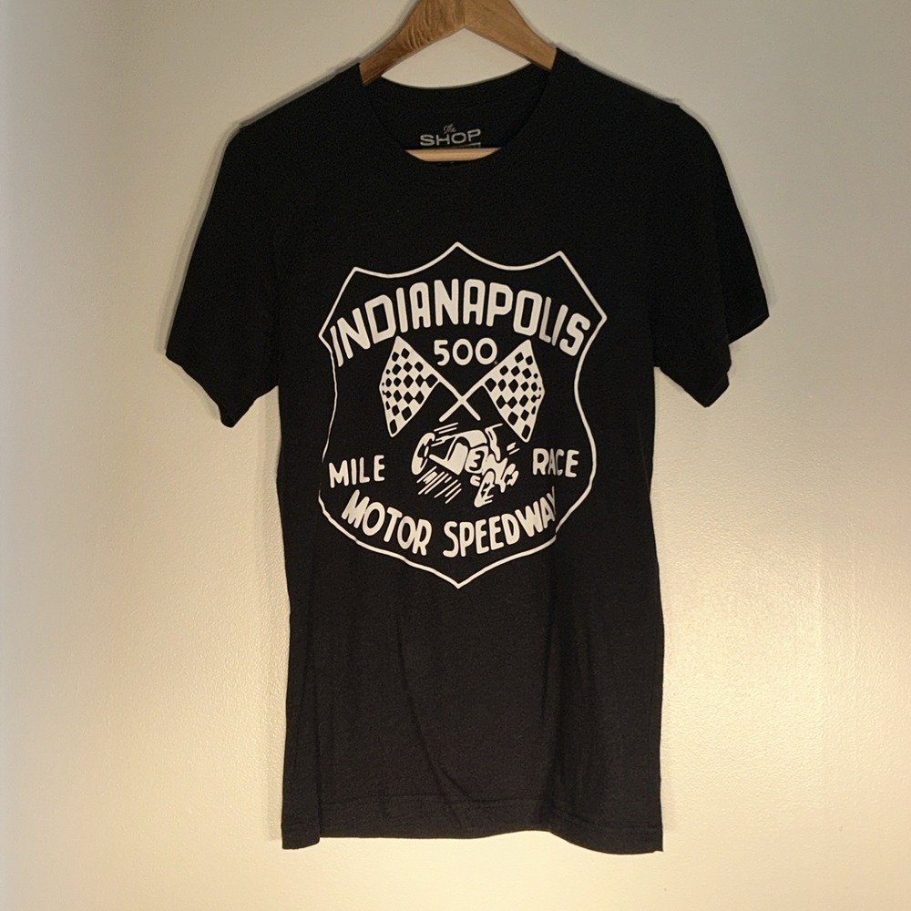 Indianapolis‎ Motor Speedway Shirt Womans Small Black Short Sleeve Graphic